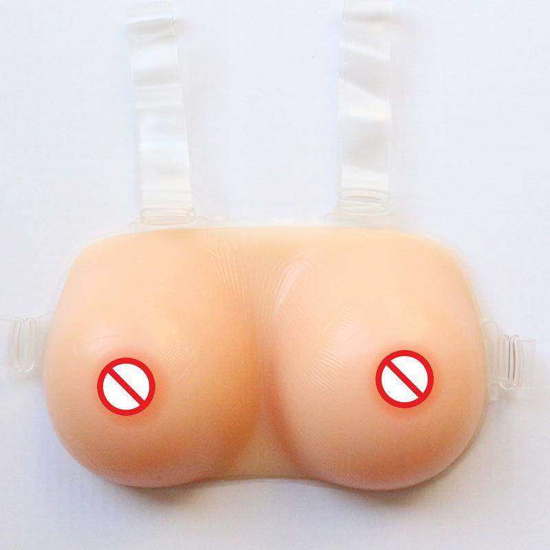 CD变装硅胶义乳伪娘coser