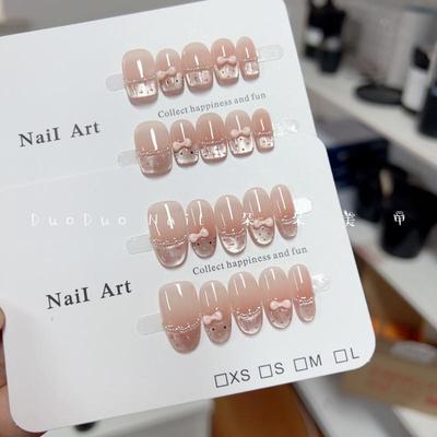 桃气KT猫眼法式手绘KT