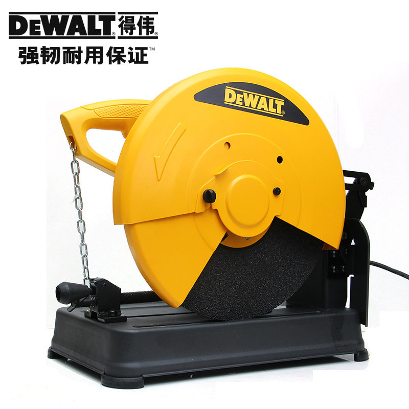 得伟dewalt型材切割机d28730台式电锯2200w金属切割锯355mm切割机