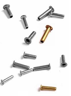 雨伞骨架铆钉 伞骨钉 钓鱼伞穿骨子帽钉三折五折长伞连接件