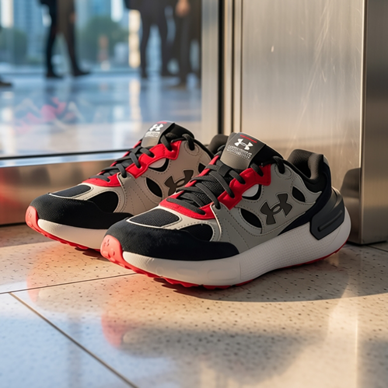 安德玛官方男鞋冬季新款轻便减震运动鞋网面透气跑步鞋低帮休闲鞋
