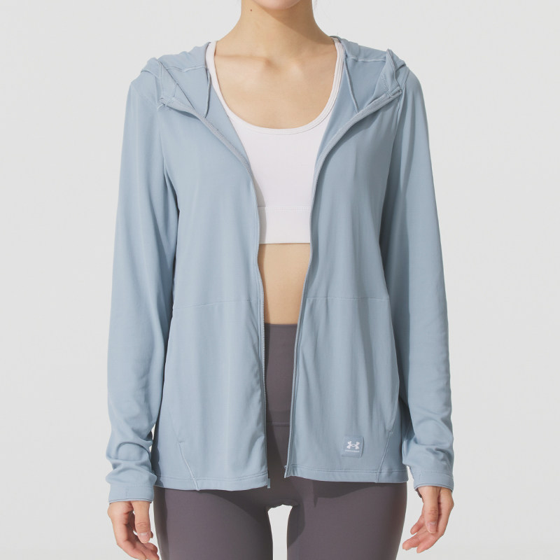 安德玛女装正品夏运动服跑步健身训练夹克休闲皮肤衣连帽外套,运动服/休闲服装,运动茄克/外套,淘宝优惠券,粉丝福利购,淘宝优惠卷