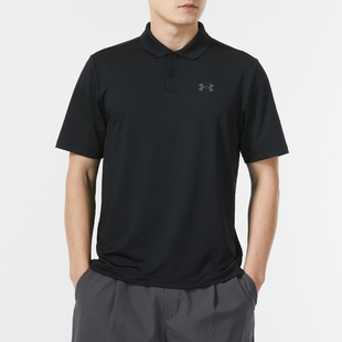 UA安德玛商务高尔夫训练T恤男2025夏季 新款 跑步短袖 运动服POLO衫