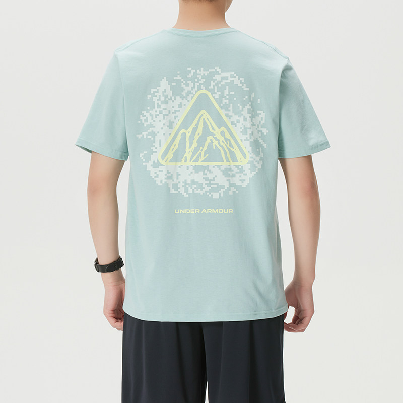 UA安德玛T恤男装 2026新款夏季运动服健身训练服快干透气圆领短袖
