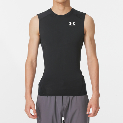 UA安德玛男装无袖背心正品室内健身篮球运动服透气舒适套头衫