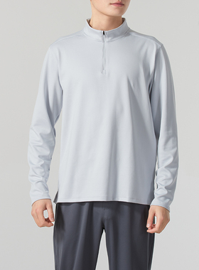 安德玛（UNDERARMOUR）男装 26半拉链运动服跑步健身训练舒适