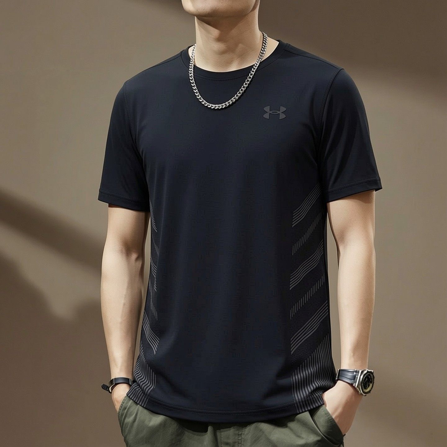 安德玛UA快干训练健身短袖男装春季新款运动修身T恤跑步户外半袖,运动服/休闲服装,运动T恤,淘宝优惠券,粉丝福利购,淘宝优惠卷