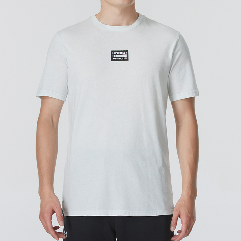 安德玛男装短袖户外运动服健身训练T恤衫透气圆领半袖1379552