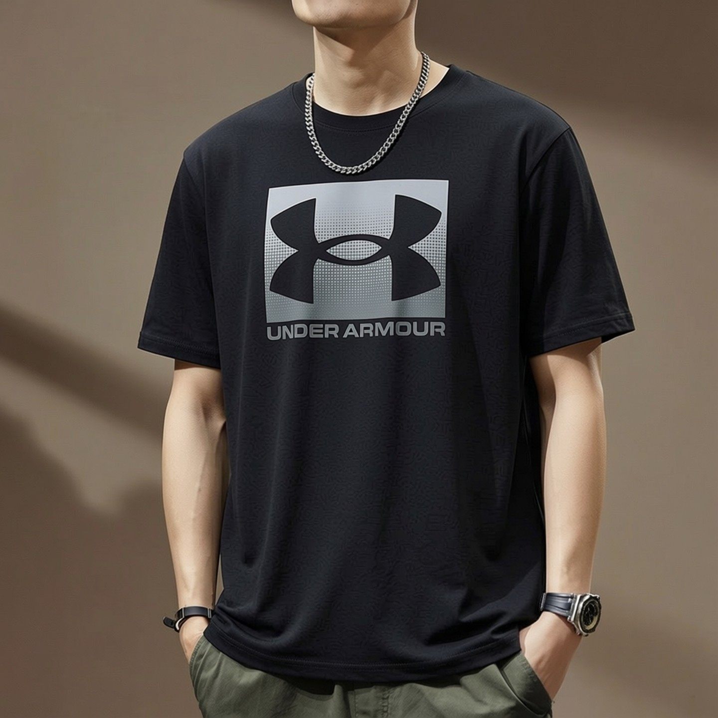 安德玛UA短袖男装春季新款户外健身休闲半袖训练跑步透气运动T恤,运动服/休闲服装,运动T恤,淘宝优惠券,粉丝福利购,淘宝优惠卷