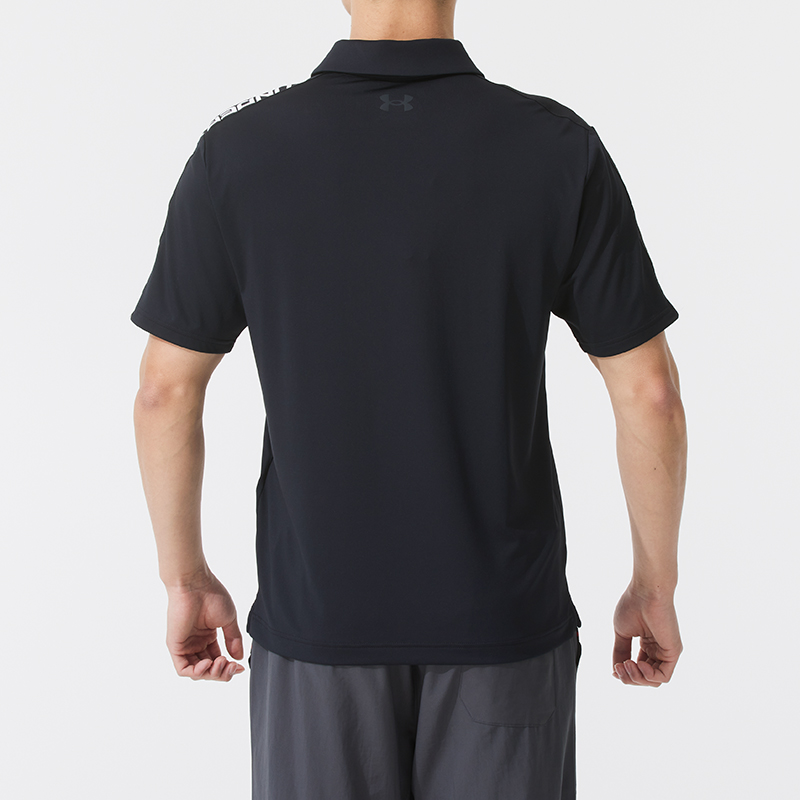 安德玛UA男装 夏季运动POLO衫跑步健身训练翻领T恤短袖舒适透气