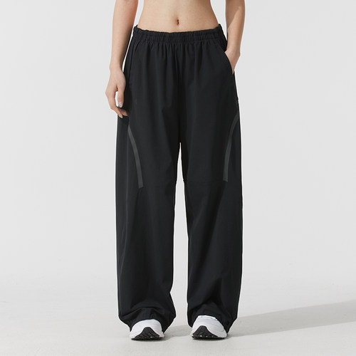 安德玛女裤 运动裤简约潮流时尚跑步健身训练舒适透气休闲梭织