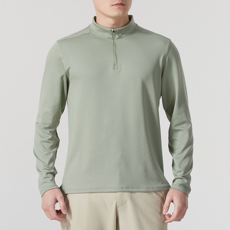 安德玛官方长袖T恤男正品春季透气健身运动服半拉链套头衫,运动服/休闲服装,运动T恤,淘宝优惠券,粉丝福利购,淘宝优惠卷