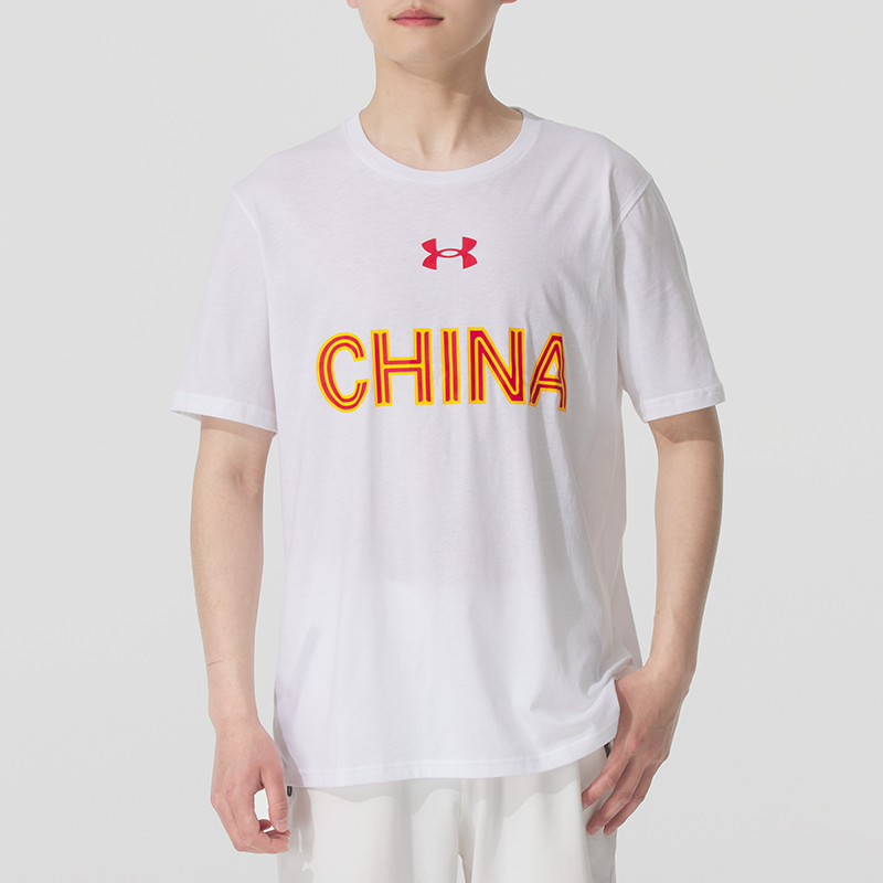 安德玛官方男装秋季运动服跑步健身训练短袖透气舒适休闲T恤