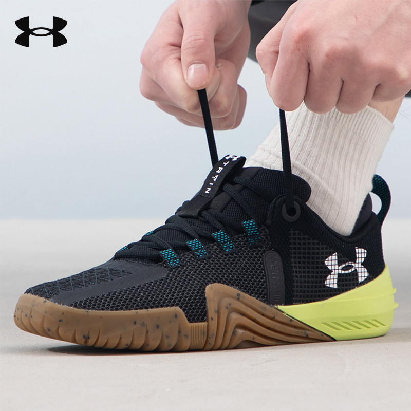 ua安德玛官网跑步鞋男鞋春季新款健身训练鞋子轻质耐磨回弹运动鞋