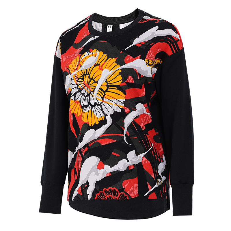 安德玛（Under Armour）女装 秋季新款运动服跑步健身训练上衣时