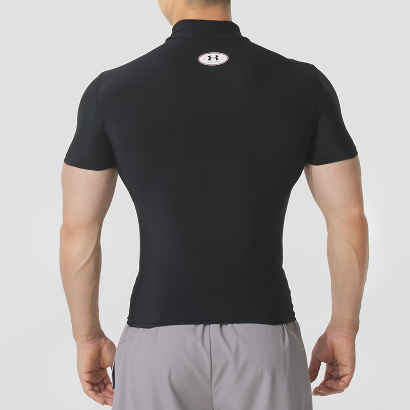安德玛（Under Armour）官方男装 2025夏季健身紧身t恤透气训练运
