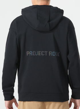 UA安德玛针织连帽夹克男装春季健身运动上衣休闲训练外套 13801