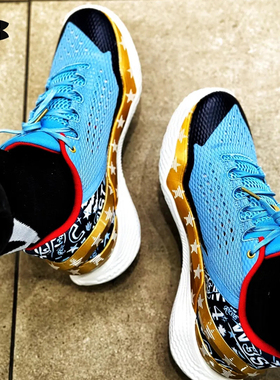 UA安德玛CURRY 2库里篮球鞋男鞋冬季新款透气减震比赛实战运动鞋