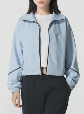 安德玛女装梭织夹克正品春季户外运动服宽松训练外套 13748