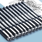 Художественный лайнер для школьников, водонепроницаемые черные чернила, комиксы для письма, ручная роспись