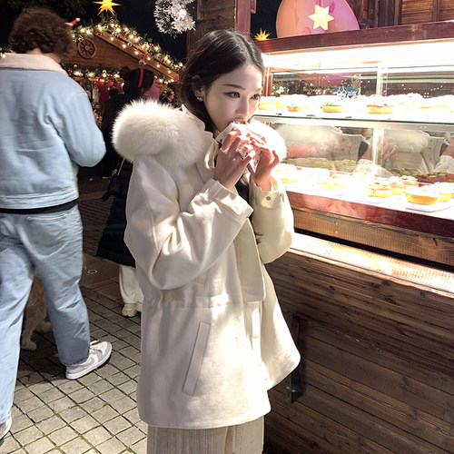 Boamarket 【冰岛日记】lp老钱狐狸羊毛滑雪服女冬保暖加厚派克服