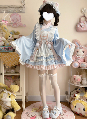 【甜喵护士】韩菇凉~原创设计Lolita洋装甜美可爱和风女仆连衣裙