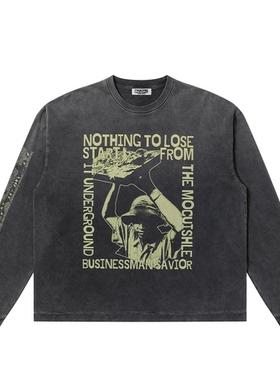 mocuishle（MCSL）「鲁蛇」长袖T恤 LOSER L/S TEE