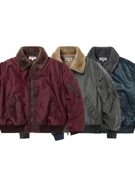 mocuishle（MCSL）「暗涌」飞行员夹克水洗油污棉服外套