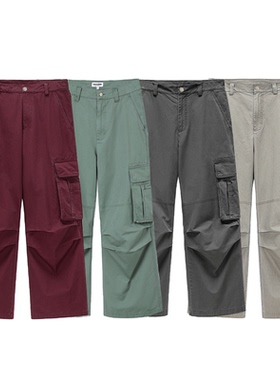 mocuishle（MCSL）「暗涌」水洗工装长裤 Faded Cargo Pants