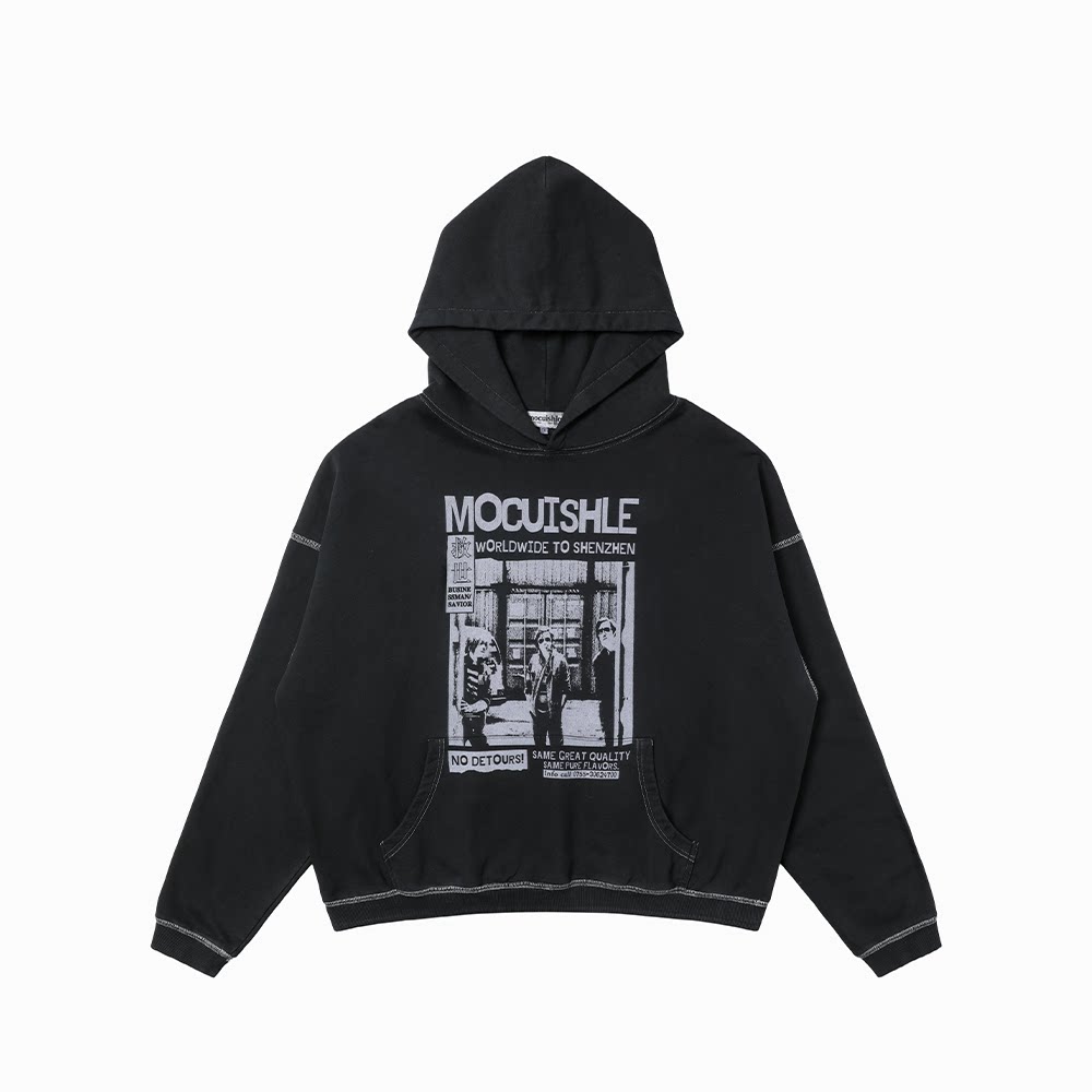 mocuishle（MCSL）「救世」连帽卫衣 INTRO HOODIE图片