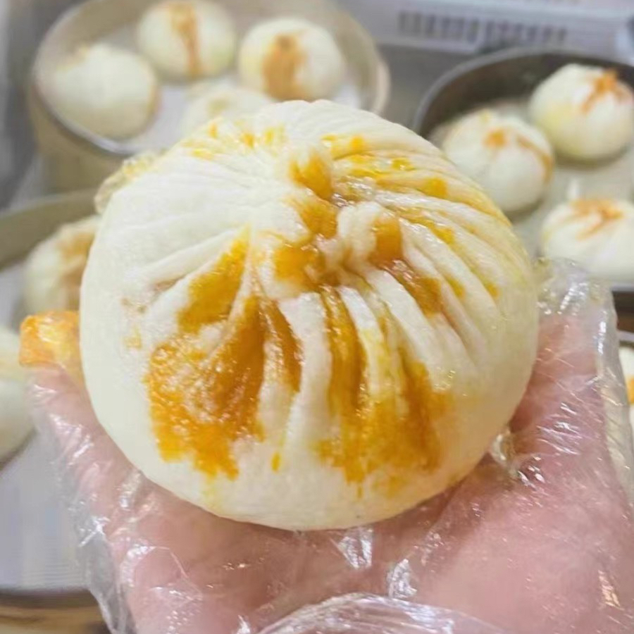 正宗蟹黄包10只装纯手工营养美食大包子早餐速食礼盒装泰州特产