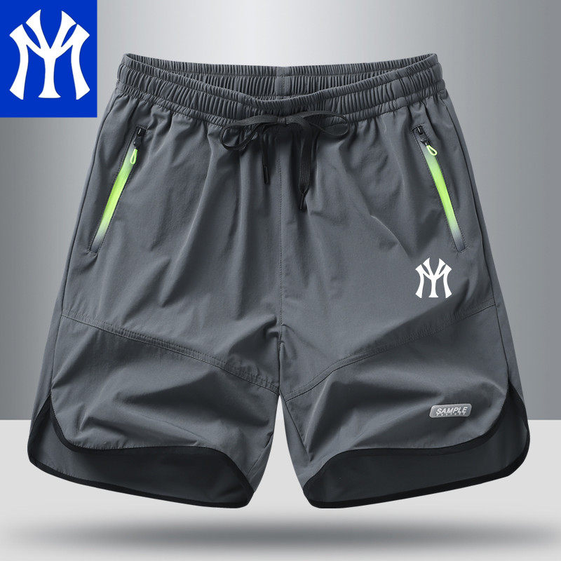 OLE COUNTER MENS SHORTS ARE WORN OUTSIDE THE SUMMER NEW ICE SILK QUICK-DRYING FIVE-POINT PANTS MENS LOOSE BREATHABLE CASUAL AND HANDSOME