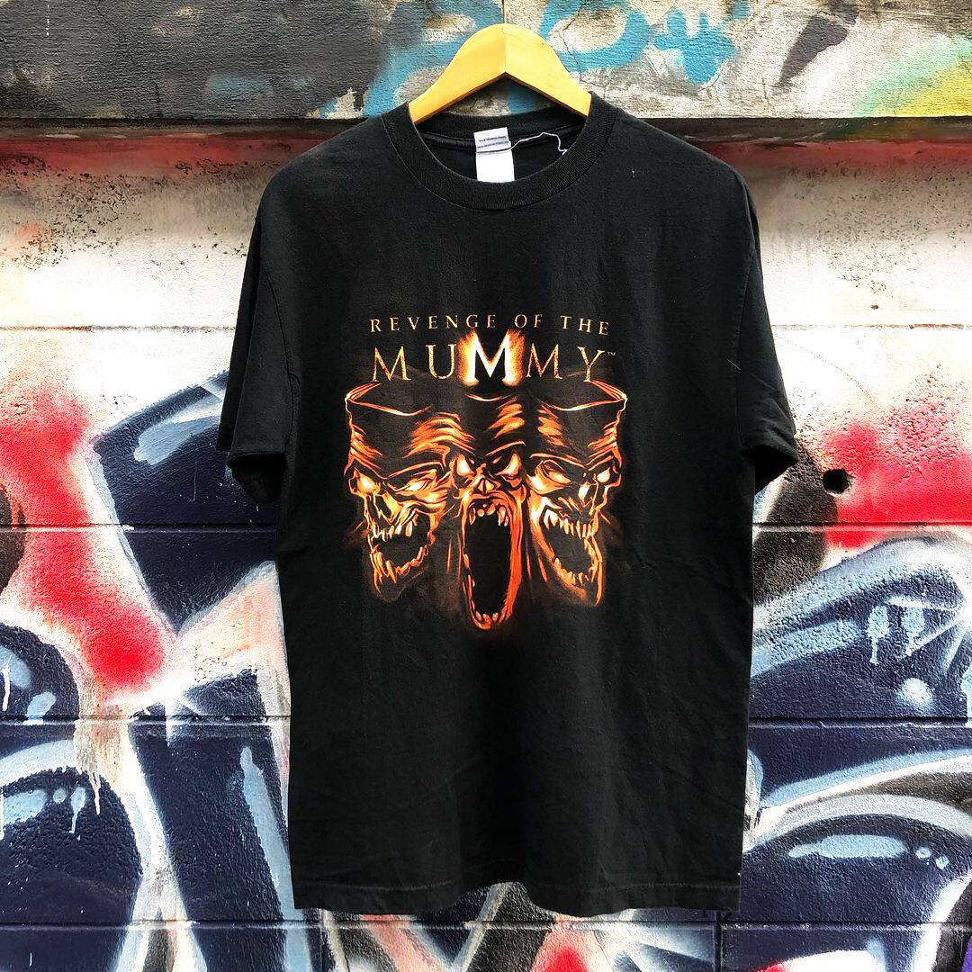 数码直喷重磅面料美式Revenge of the Mummy小众乐队短袖休闲T恤
