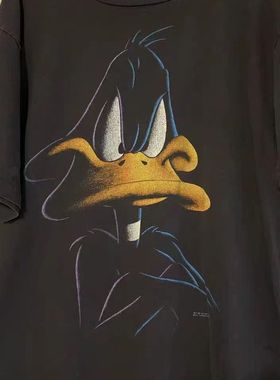 Looney Tunes Daffy Duck short sleeves达菲鸭乐一通卡通短袖T恤