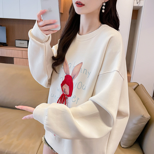 小个子卫衣女春秋季2026爆款新款宽松薄款学生初中生百搭上衣外套