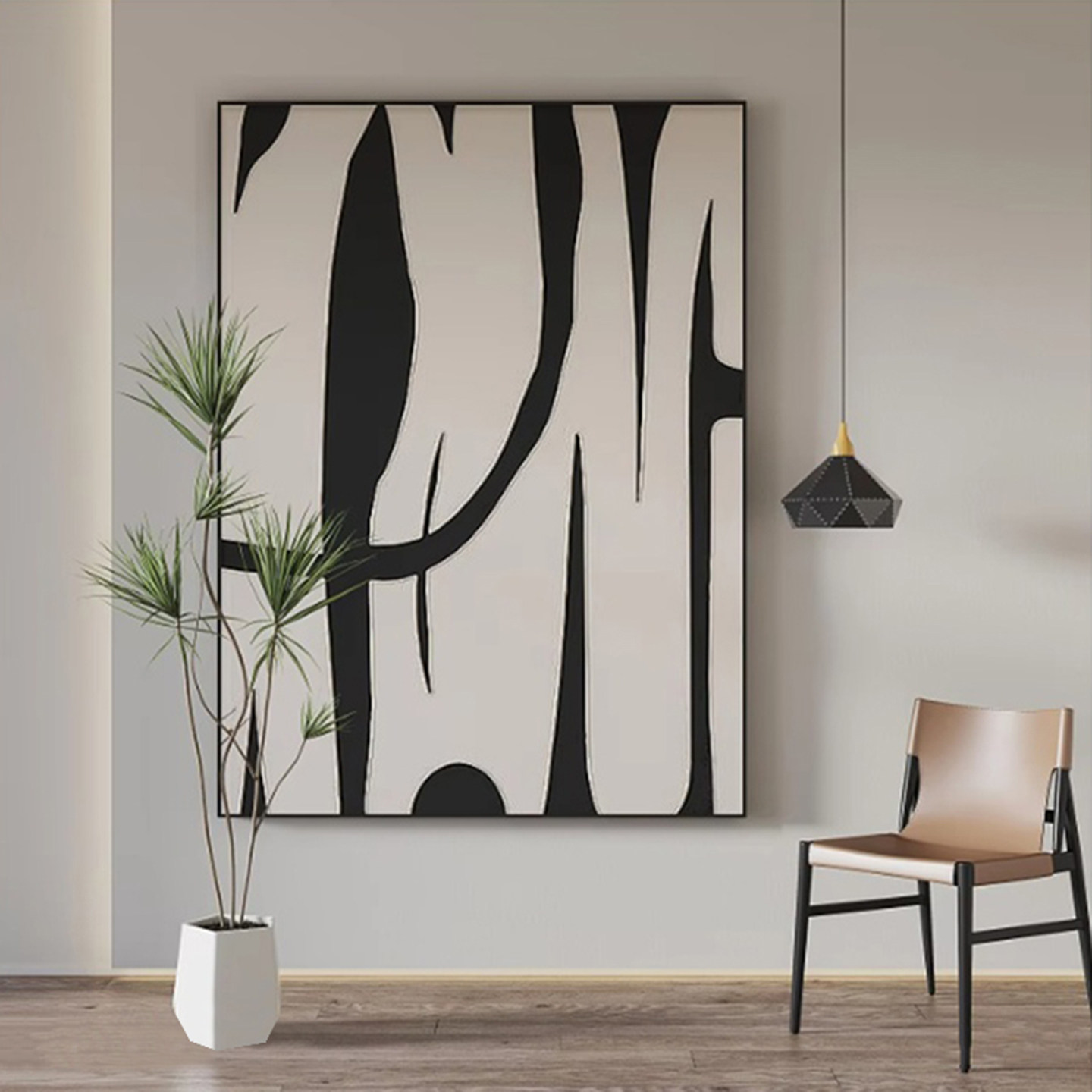现代极简装饰画砂岩肌理新款客厅玄关挂画餐厅背景墙抽象高档壁画