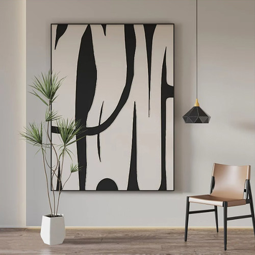 现代极简装饰画砂岩肌理新款客厅玄关挂画餐厅背景墙抽象高档壁画