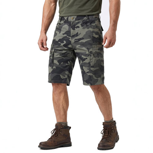 Men's plus size casual five quarter pants男士大码休闲五分裤