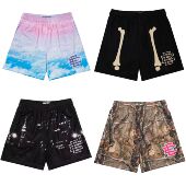 waist pants sports Elastic three quarter 松紧腰运动三分裤