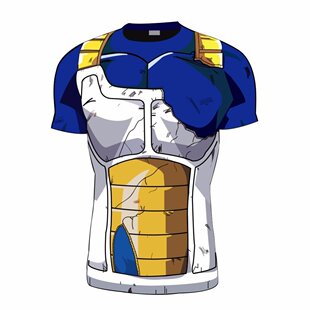 Dragon Ball Anime 3D Printed Short Sleeves龙珠动漫3D打印短袖