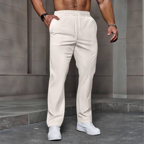 纯色男士运动休闲长裤Solid color men's sports andleisurepants