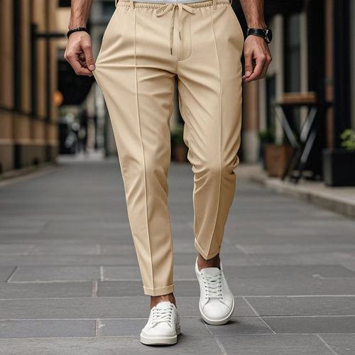 Solid color plus size slim fit leggings纯色大码修身小脚裤