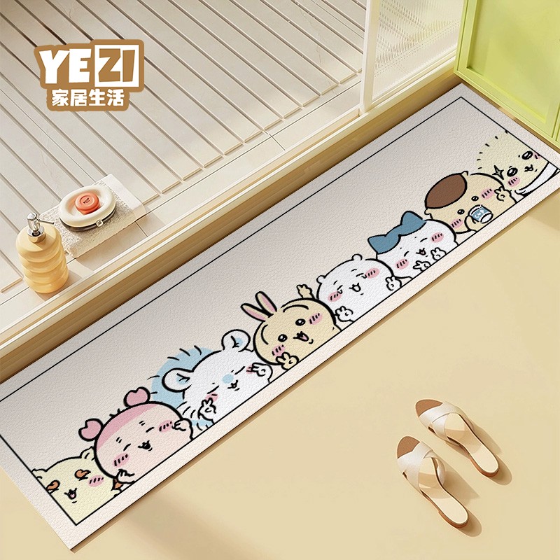 吉伊卡哇门槛石浴室防滑地垫