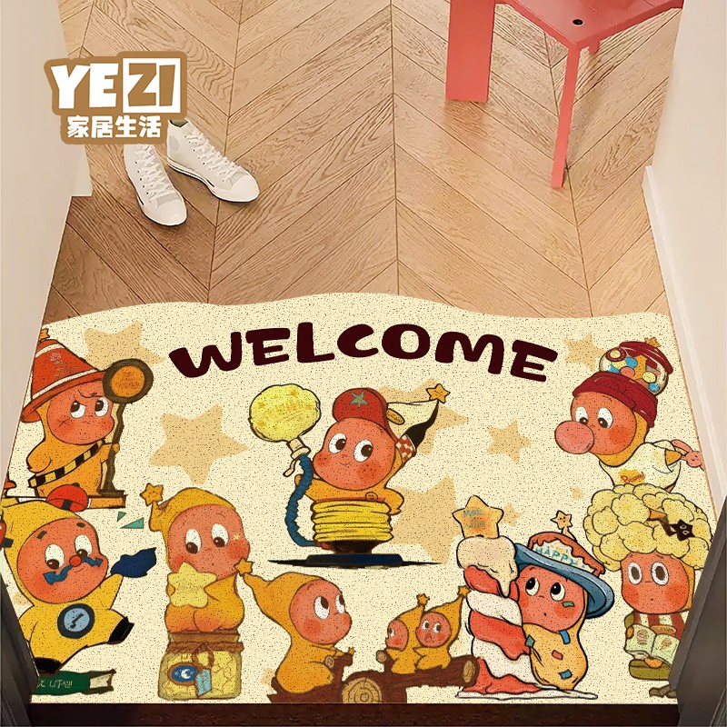 星星人入户门地垫【博主推荐】
