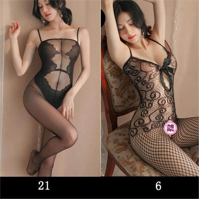 q趣衣服撕禁欲系性感连体衣趣味紧身丝袜女薄连裤渔网袜包臀网衣
