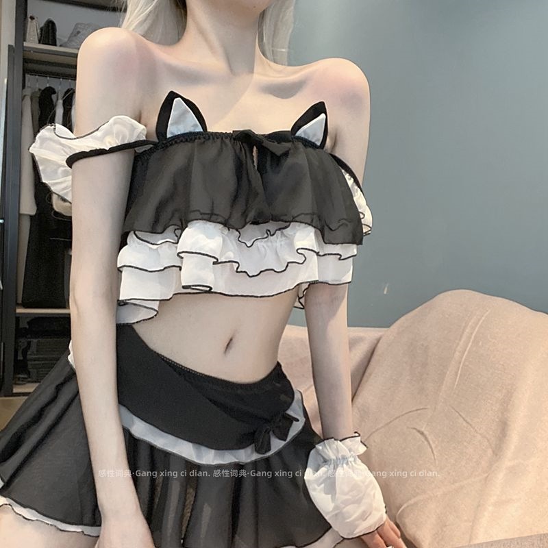 激情兔女郎制服套装免脱连体衣