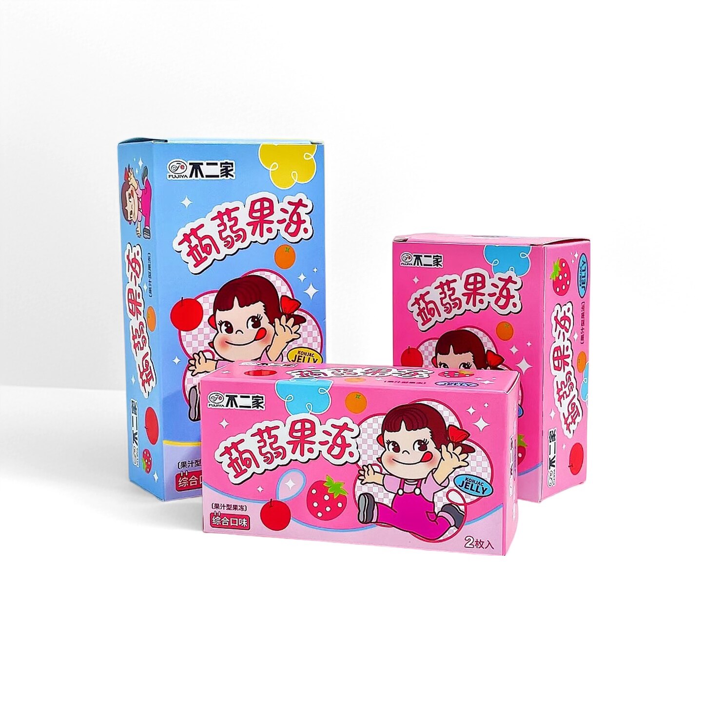不二家蒟蒻果冻2枚盒装图片