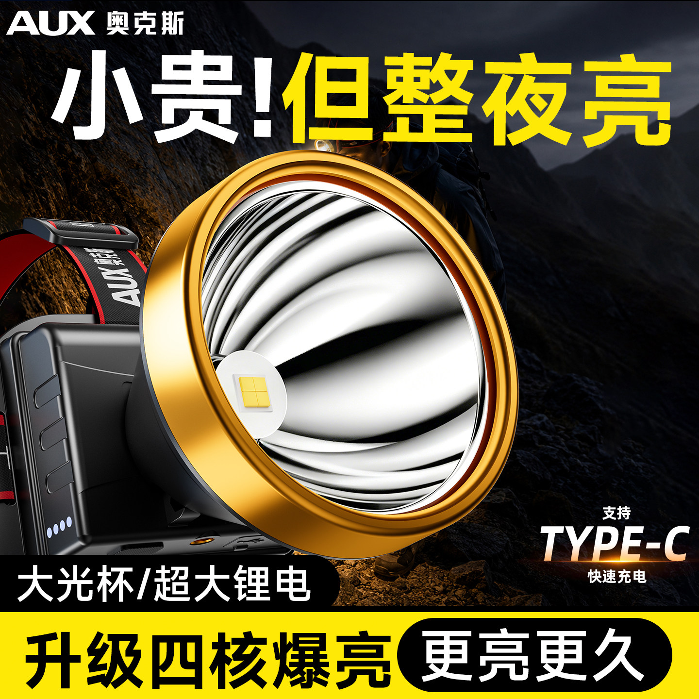 头戴着式强光头灯2026新款