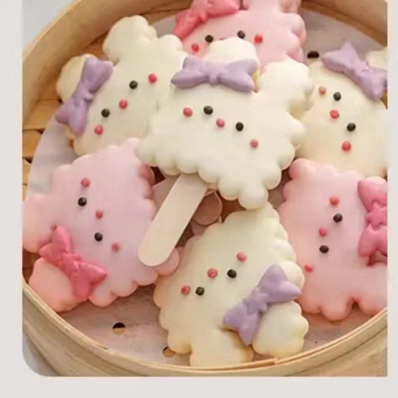 现做现发卡通雪糕豆沙果蔬儿童馒头早餐宝宝营养包子早餐半成品