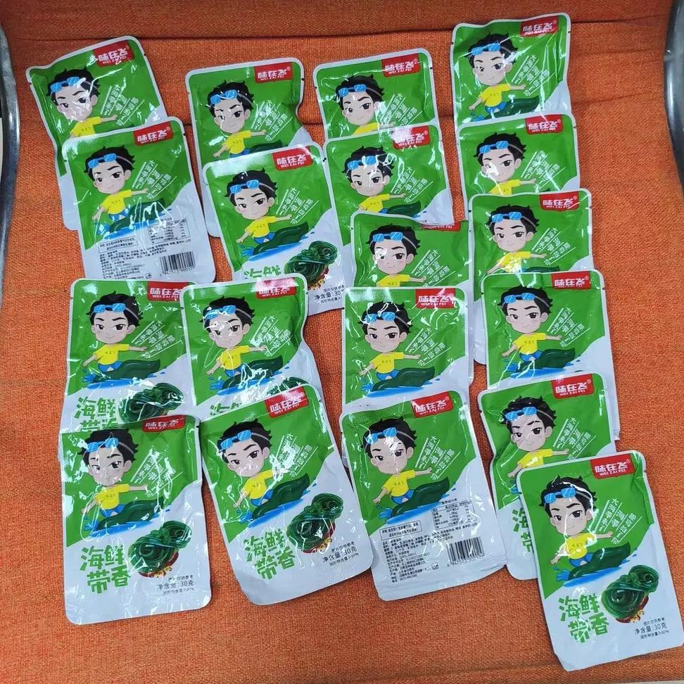 味在飞30g鲜香海带丝开袋即食海带丝下饭菜开袋即食零食小包装